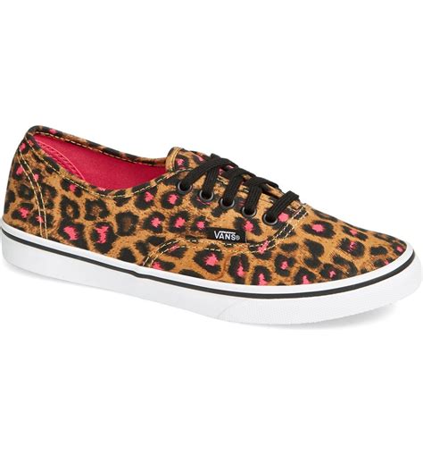 vans authentic leopard print.